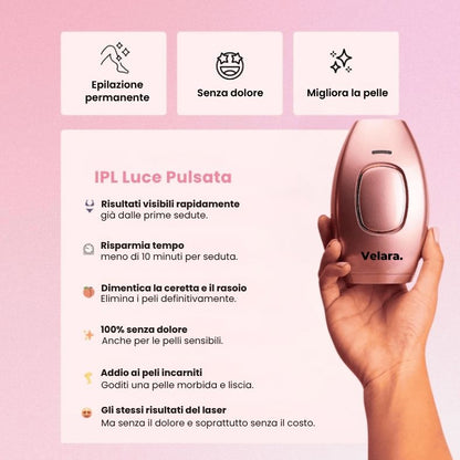 IPL Pulse • Epilatore a Luce Pulsata