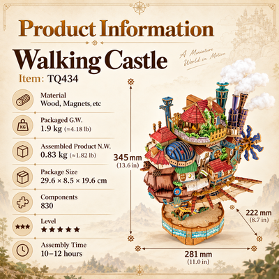 Moving Castle 3D Puzzle