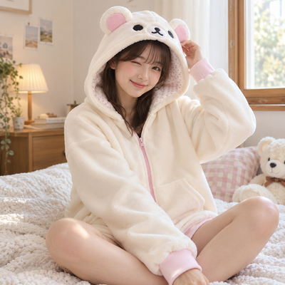 Velara™ Cozy Bear Hoodie