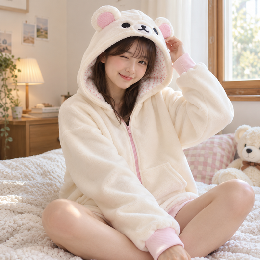 Velara™ Cozy Bear Hoodie