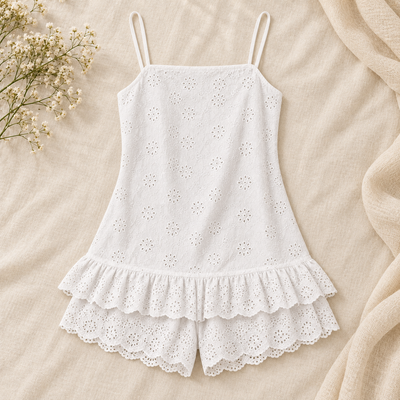 Velara™ Boho Lace Romper Dress