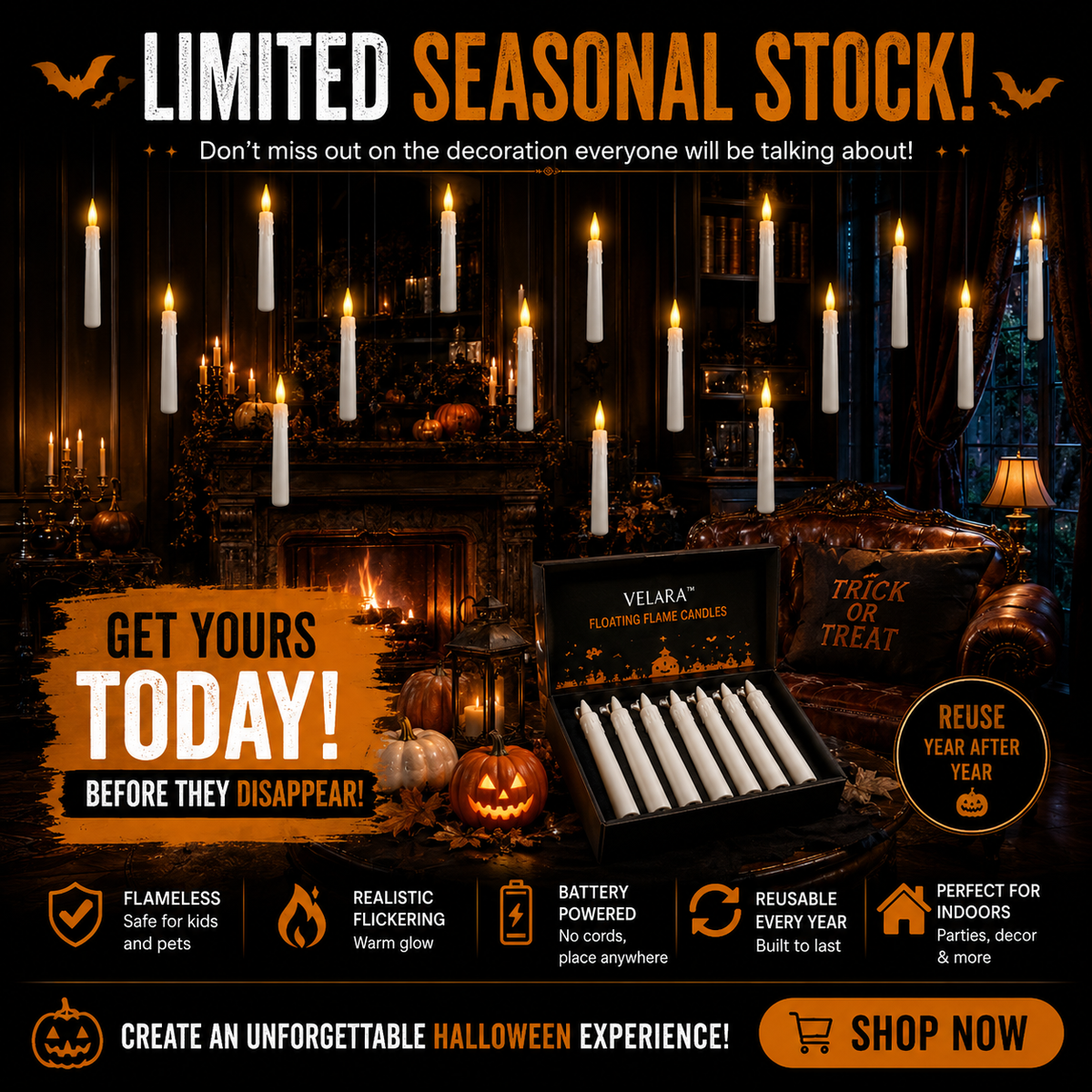 Floating Flame Candles™