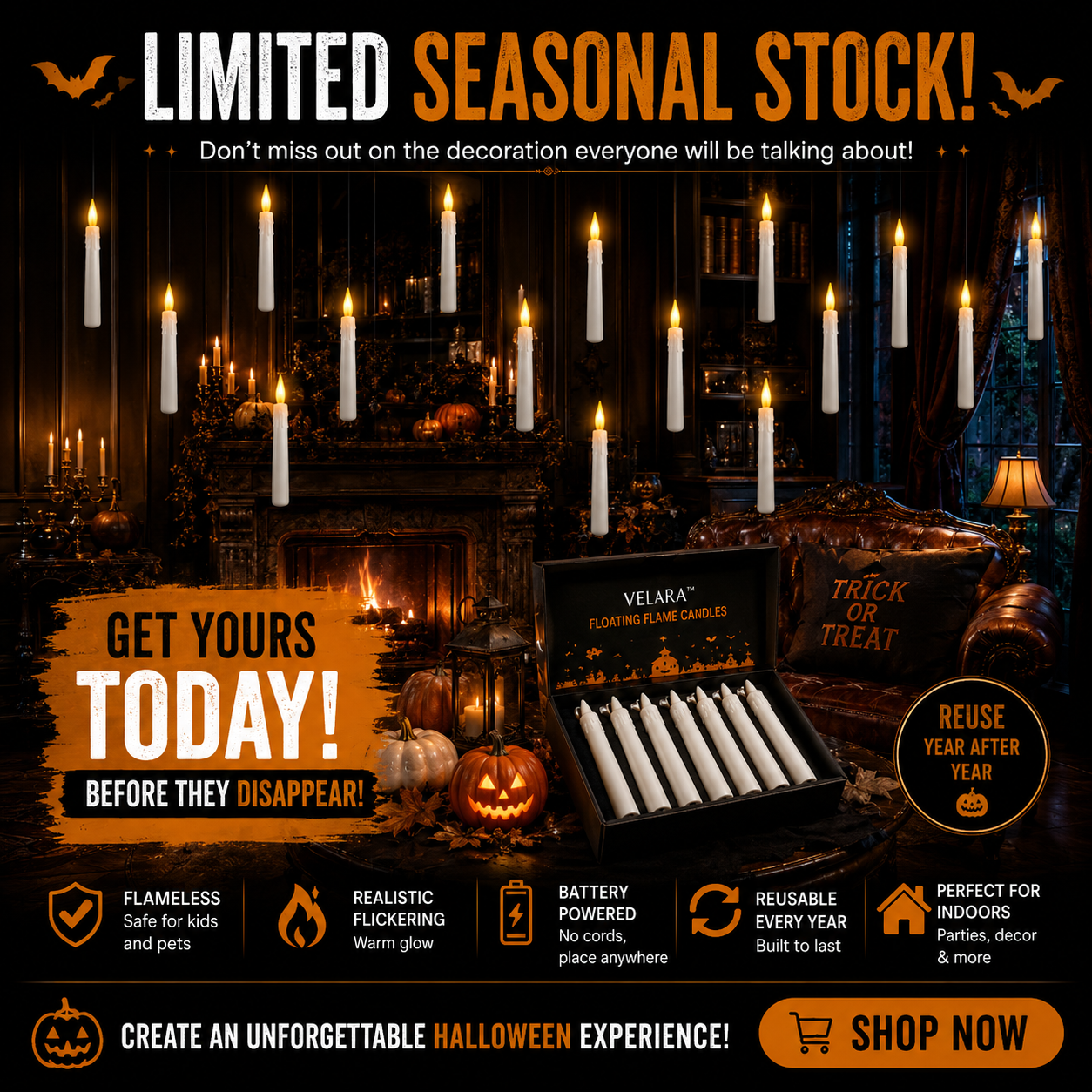 Floating Flame Candles™