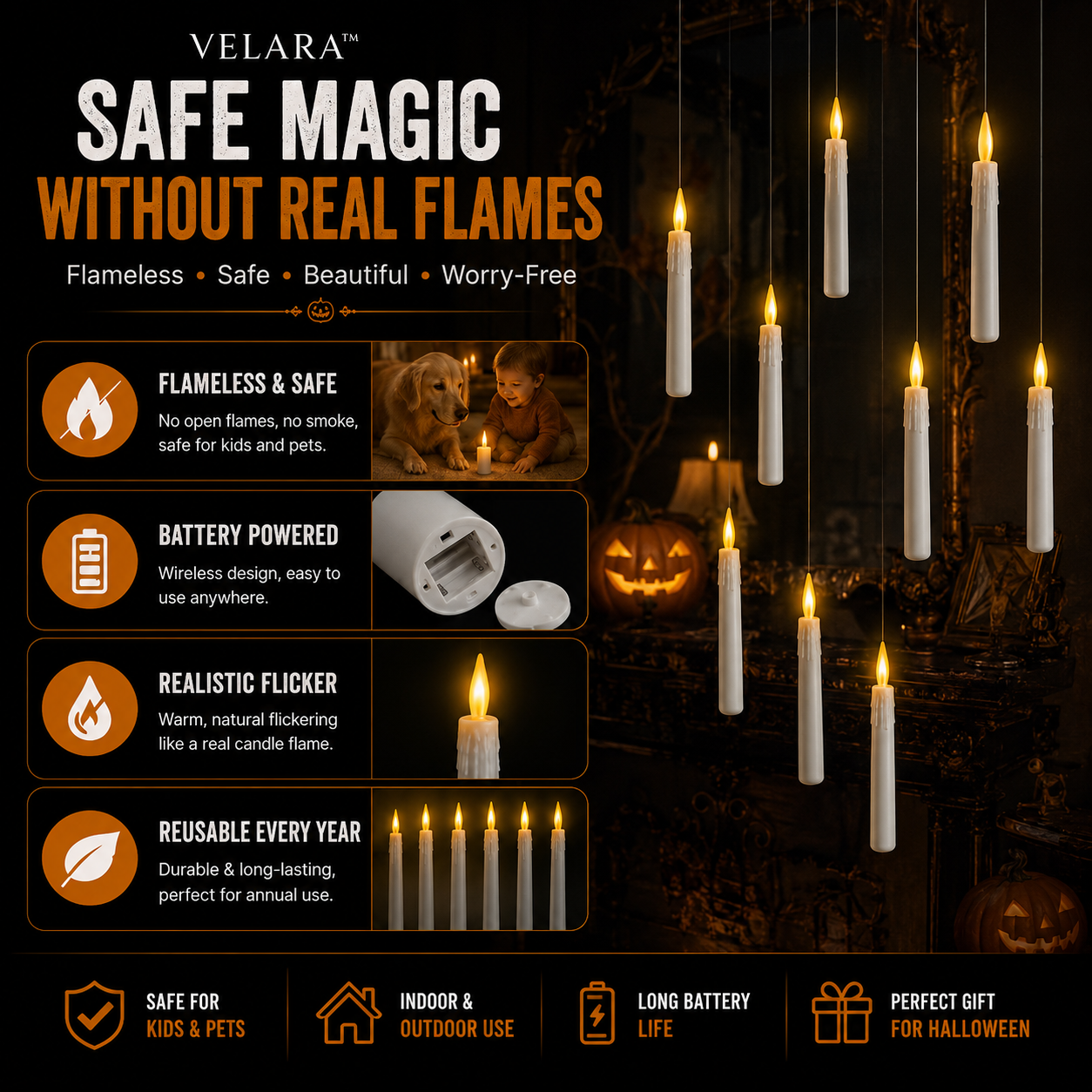 Floating Flame Candles™