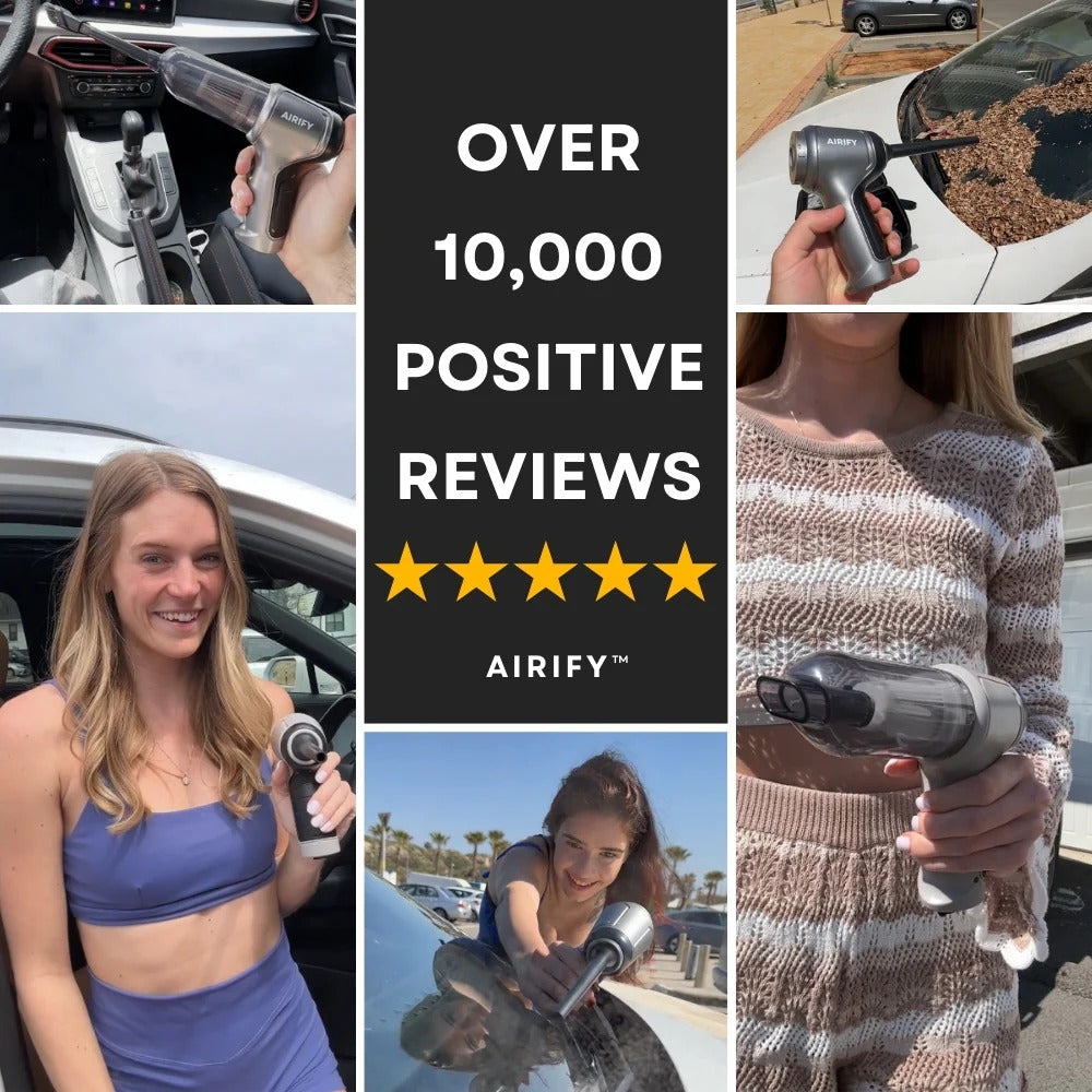 Airify Pro - Soffiatore d'Aria Portatile/Aspirapolvere per Auto