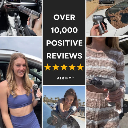 Airify Pro - Soffiatore d'Aria Portatile/Aspirapolvere per Auto